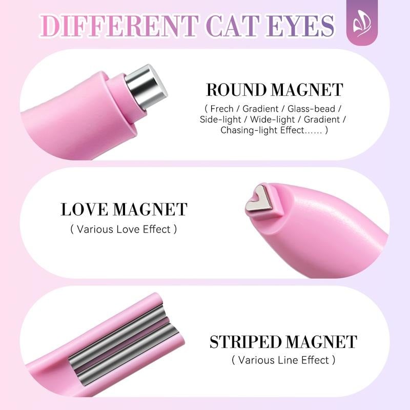 💕Hot sale 49% OFF💅✨ 3-in-1 Cat Eye Nail Magnet Tool