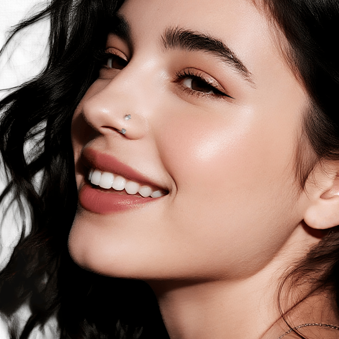 Last Day Buy 1 Get 1 Free⏰Horseshoe Gem Nose Ring – Internally Threaded & Comfortable