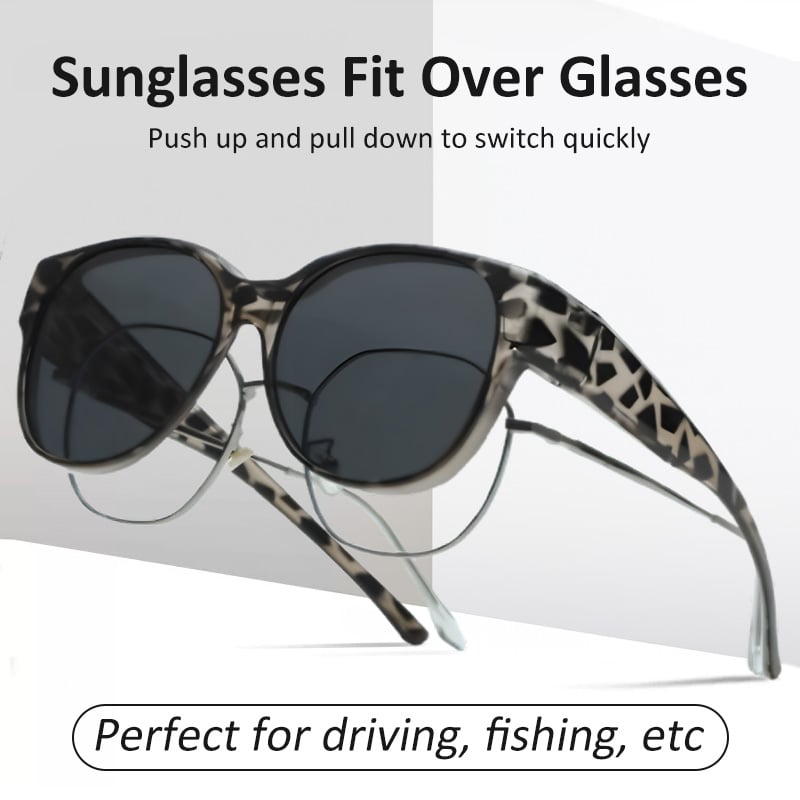 LAST DAY BUY 1 GET 1 FREE😎 Fitover Polarized Sunglasses for Myopia | UV400 & Anti-Blue Light | Ultra-Light Cat-Eye