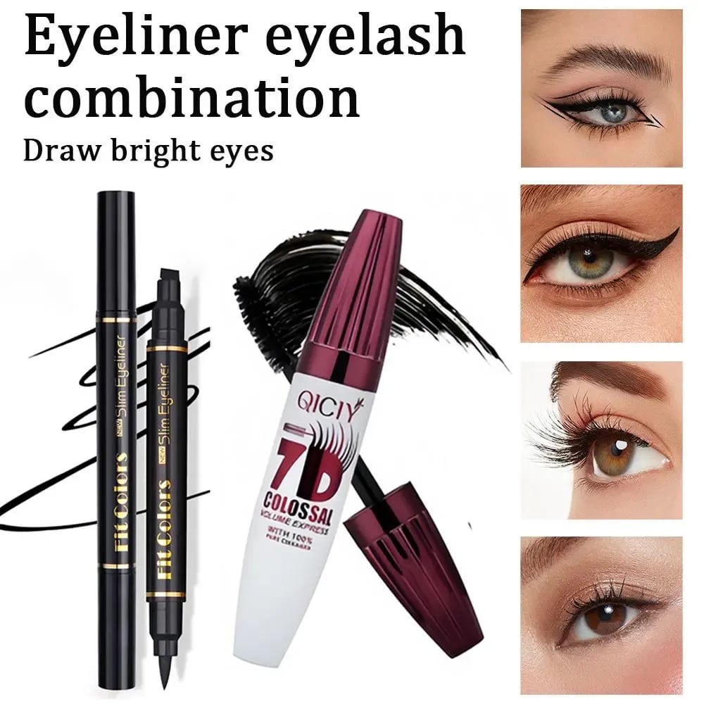 🏆1 Bestselling🏆7D Waterproof Volume Mascara, Long Lasting Natural Curling Lashes for Professional Eye Makeup