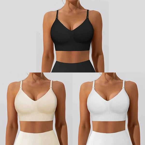 Last Day 49% OFF-🔥Women's Solid Color Wireless Backless Bra