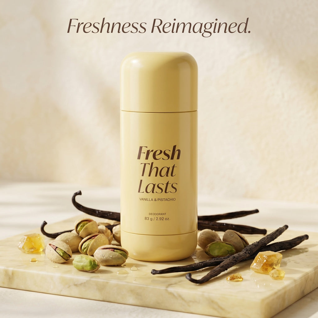 Medical Grade Vanilla Deodorant – 24H Odour Control with Skin-Nourishing Plant Oils🌞