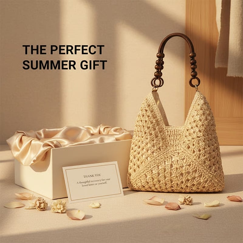 🌓Last Day 49% OFF-✨Woven Straw Shoulder Bag