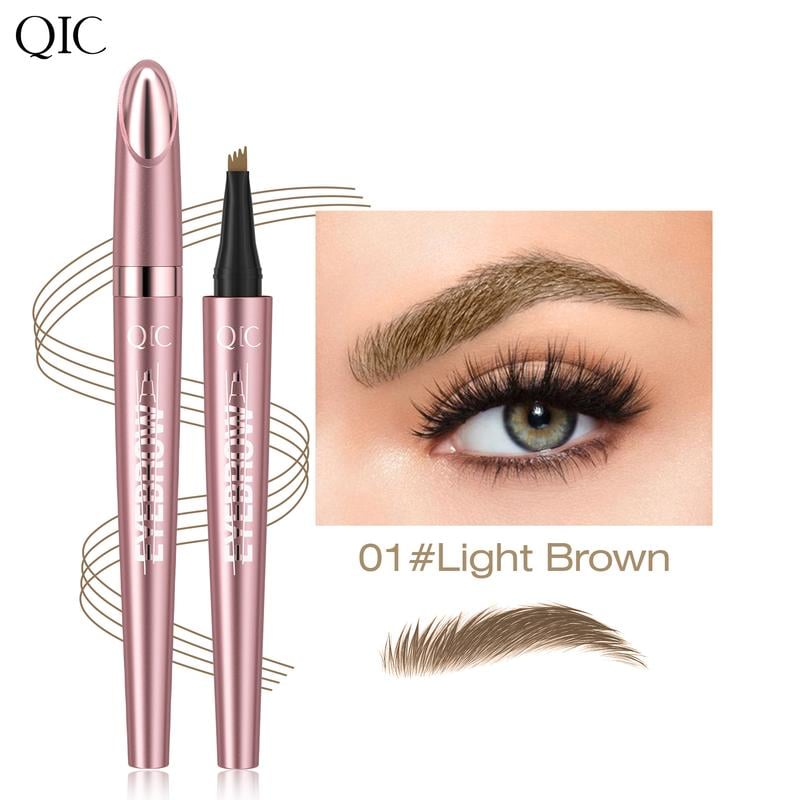 🔥Last Day 49% Off✨3D Waterproof Microblading Eyebrow Pen 4 Fork Tip Tattoo Pencil