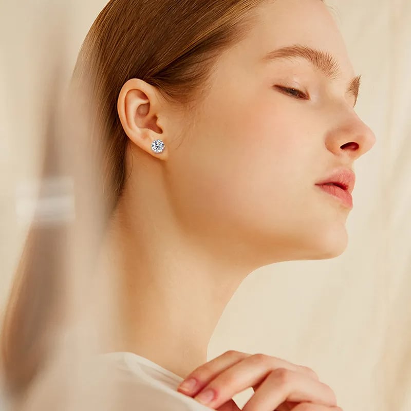 🔥Last Day 49% OFF 🔥Classic Moissanite Earrings