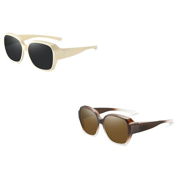 LAST DAY BUY 1 GET 1 FREE😎 Fitover Polarized Sunglasses for Myopia | UV400 & Anti-Blue Light | Ultra-Light Cat-Eye
