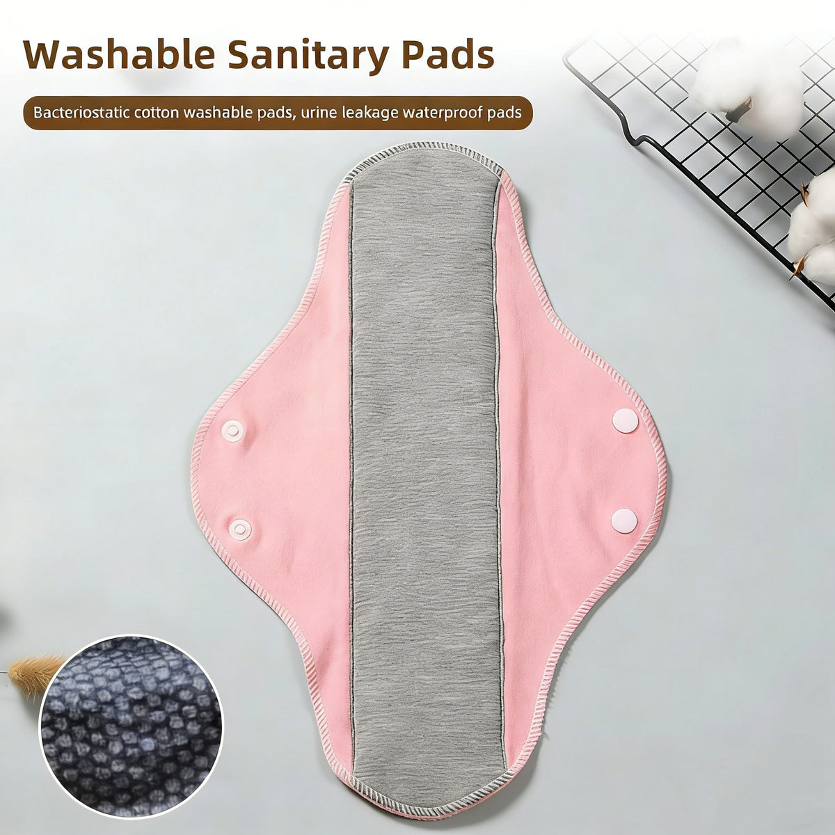 🔥Last Day 49% OFF🧘 Soft Washable Panty Liners – Non-Slip, Reusable Feminine Care Pads!