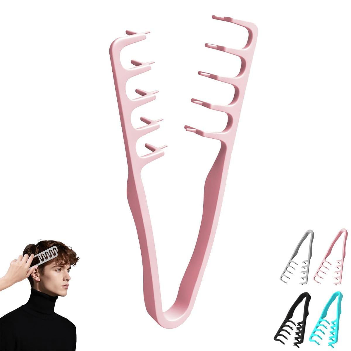 💇2026 Upgrade Volumizing Comb, Wide-Tooth Styling for Men & Women-✨ Buy 1 Get 1 Free