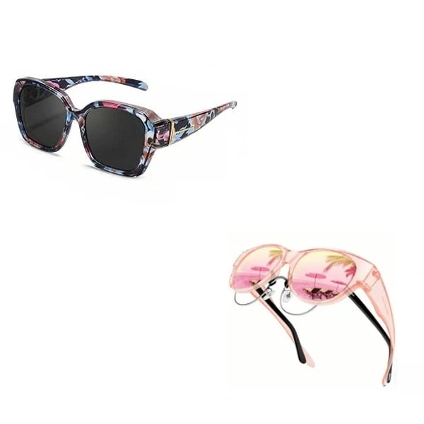 LAST DAY BUY 1 GET 1 FREE😎 Fitover Polarized Sunglasses for Myopia | UV400 & Anti-Blue Light | Ultra-Light Cat-Eye