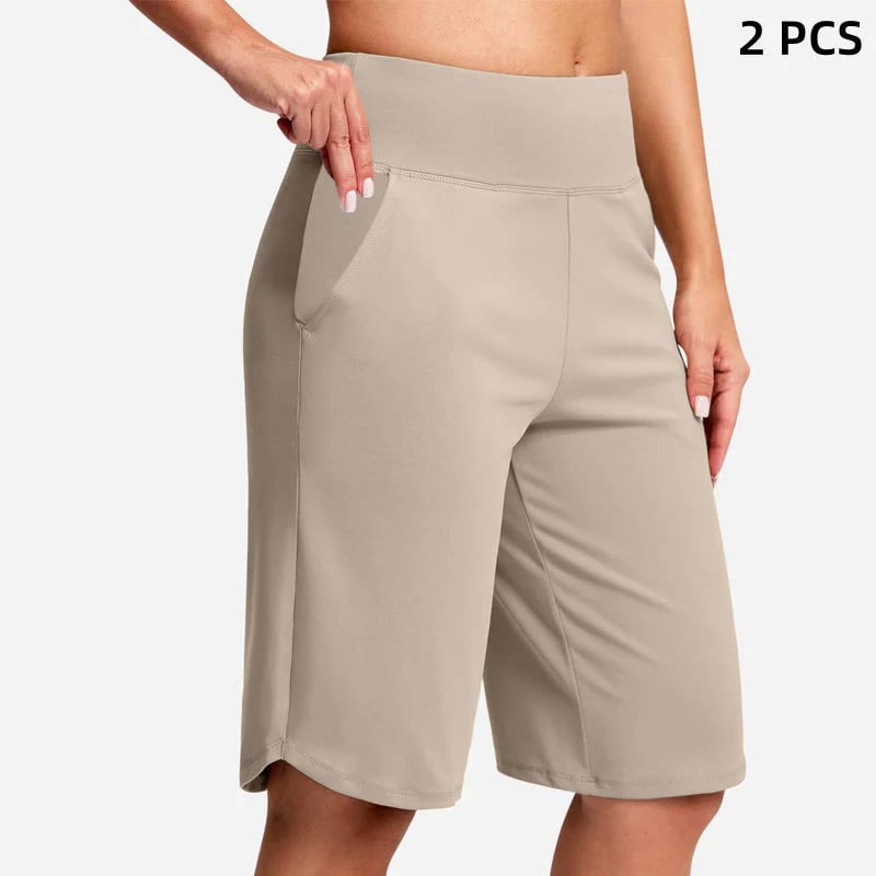 🌓Last Day 49% OFF-🔥Women's High-Waist Yoga Shorts with Pockets