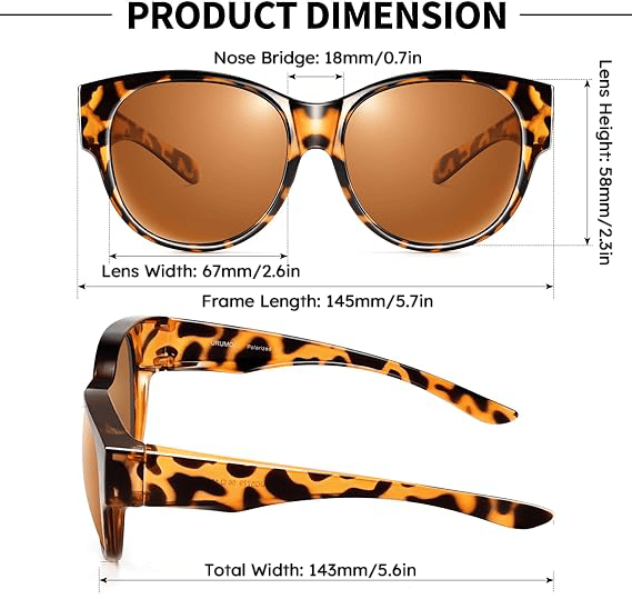 LAST DAY BUY 1 GET 1 FREE😎 Fitover Polarized Sunglasses for Myopia | UV400 & Anti-Blue Light | Ultra-Light Cat-Eye
