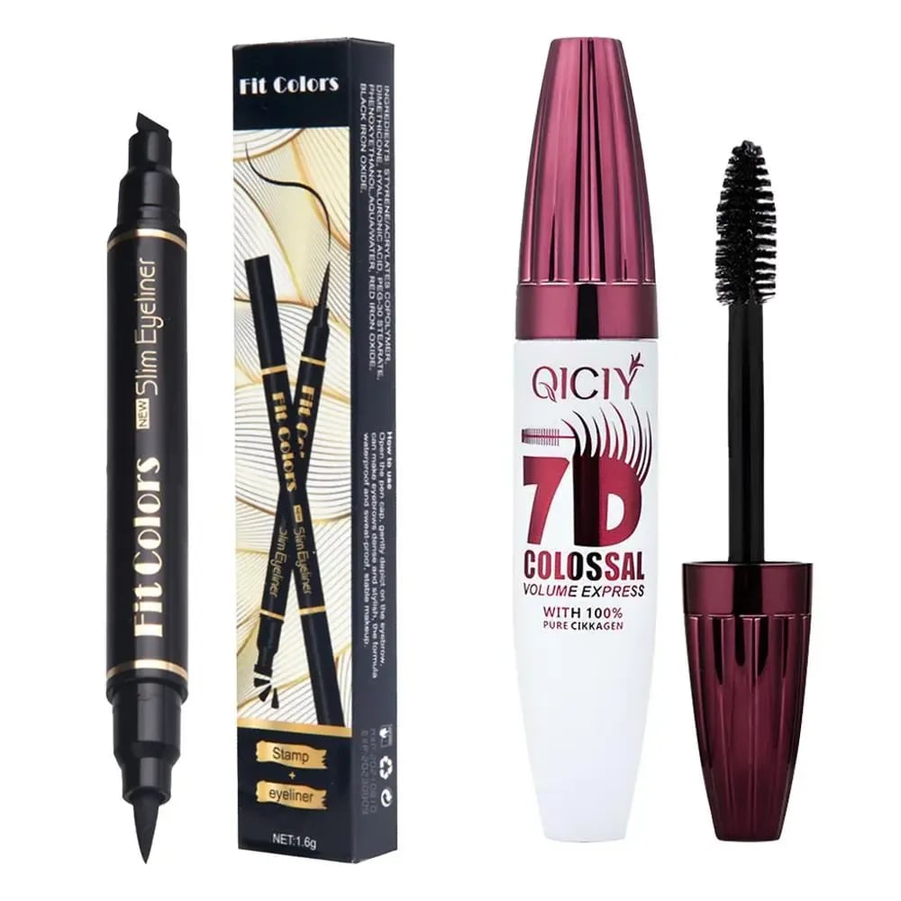 🏆1 Bestselling🏆7D Waterproof Volume Mascara, Long Lasting Natural Curling Lashes for Professional Eye Makeup