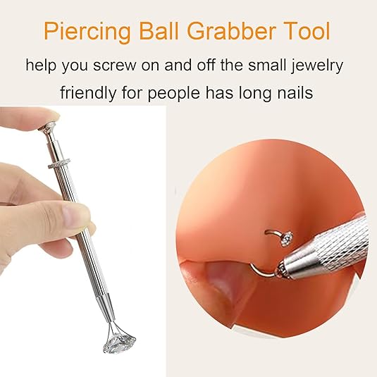 Last Day Buy 1 Get 1 Free⏰Horseshoe Gem Nose Ring – Internally Threaded & Comfortable