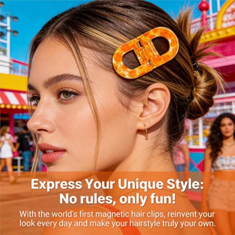 🔥Last Day 49% OFF✨Magnetic Hair Clip – Secure Hold, No Slipping