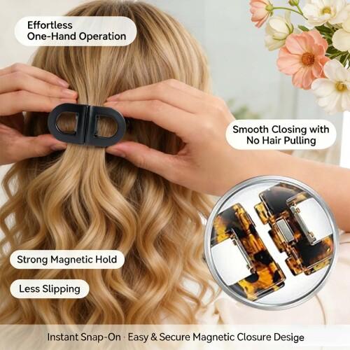 🔥Last Day 49% OFF✨Magnetic Hair Clip – Secure Hold, No Slipping