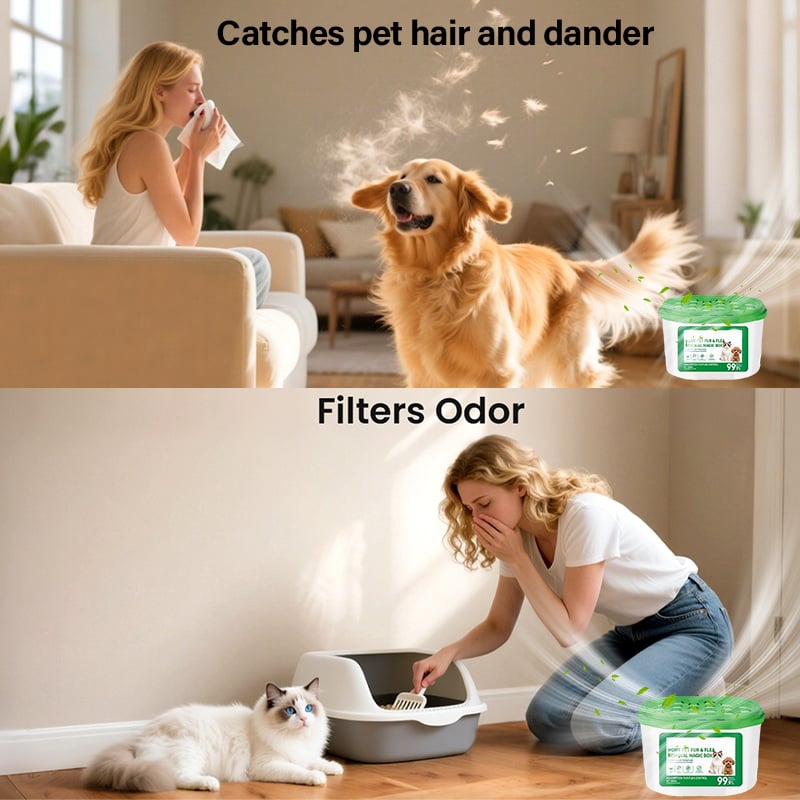 🔥2026 SALE - Home Pet Fur & Odor Removal Magic Box