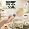 ⚡ 50% OFF Digital Kitchen Scoop Scale – Scoop, Weigh & Pour 🥄