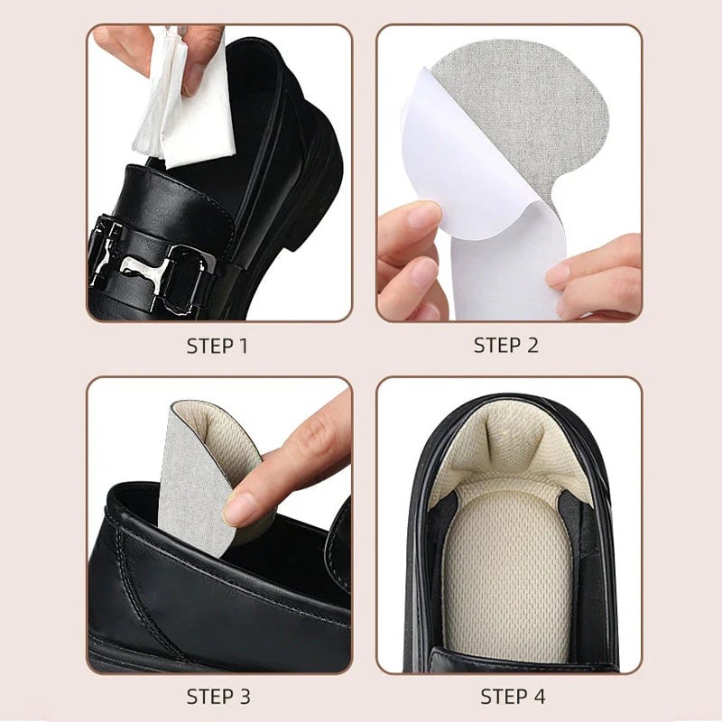 👠 ✨ Cuttable Adhesive Back of Heel Grips Inserts – Comfortable, Discreet & Prevents Blisters 👣