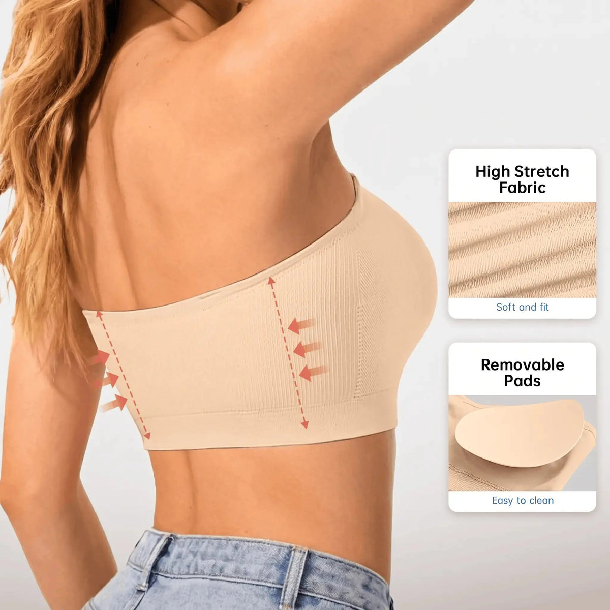 The Bandeau - strapless bra