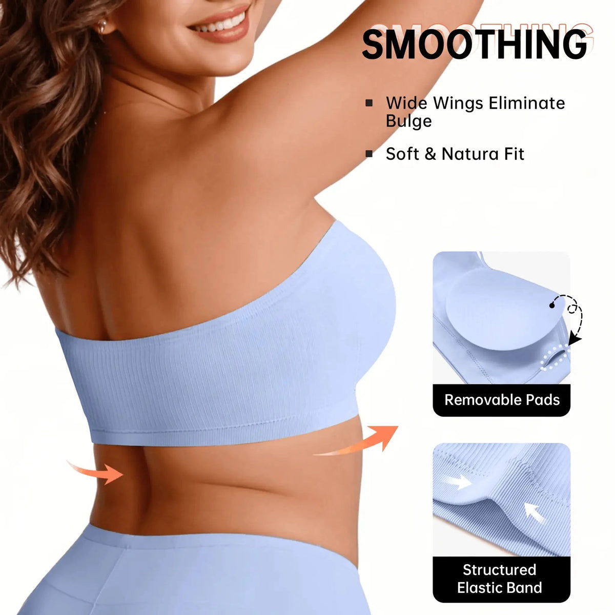 The Bandeau - strapless bra