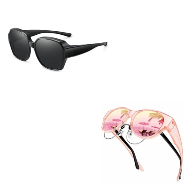 LAST DAY BUY 1 GET 1 FREE😎 Fitover Polarized Sunglasses for Myopia | UV400 & Anti-Blue Light | Ultra-Light Cat-Eye
