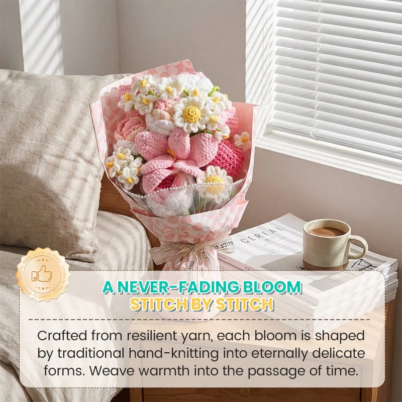🔥2026 New Arrivals 49% Off for a Limited Time💐Handmade Crochet Flower Bouquet