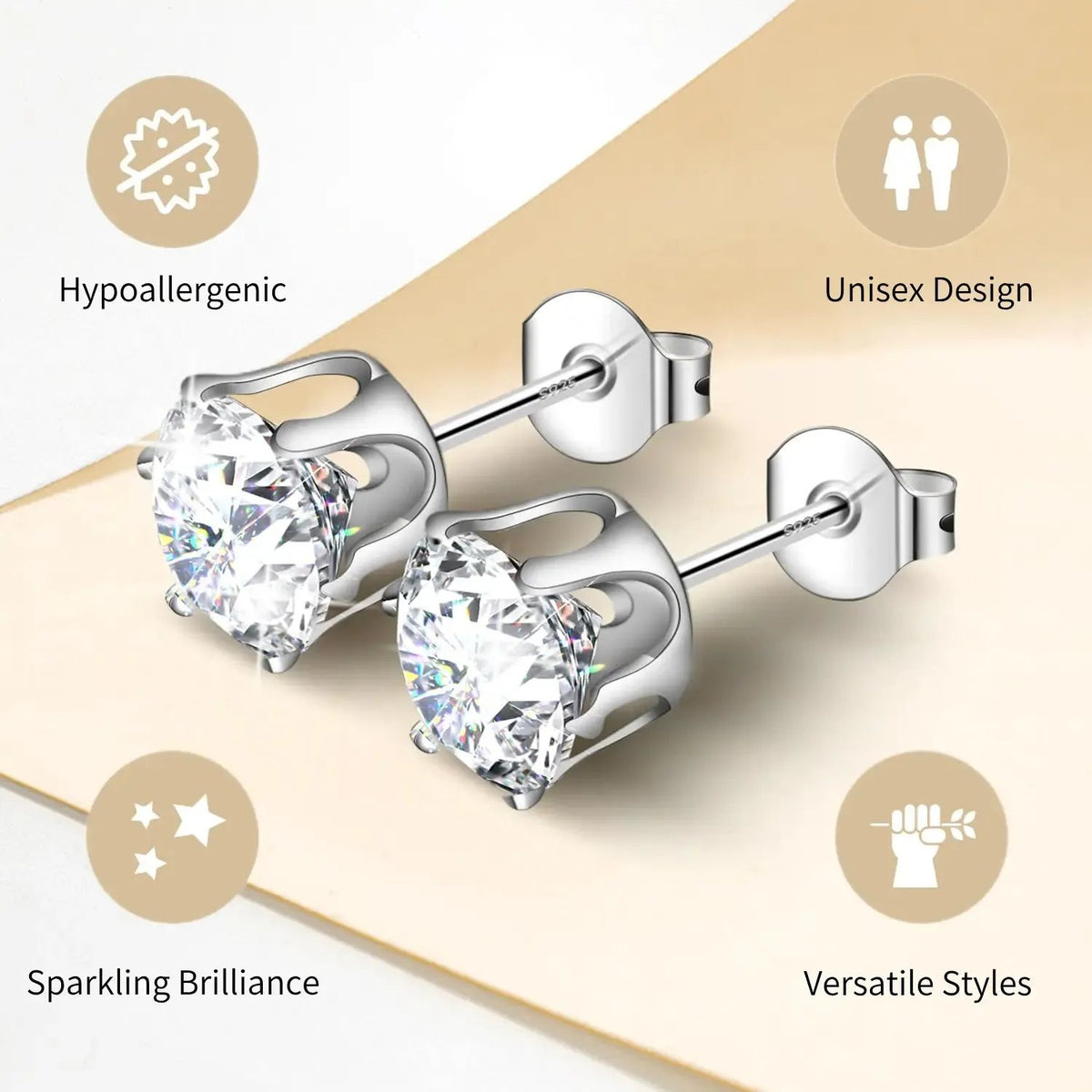 🔥Last Day 49% OFF 🔥Classic Moissanite Earrings
