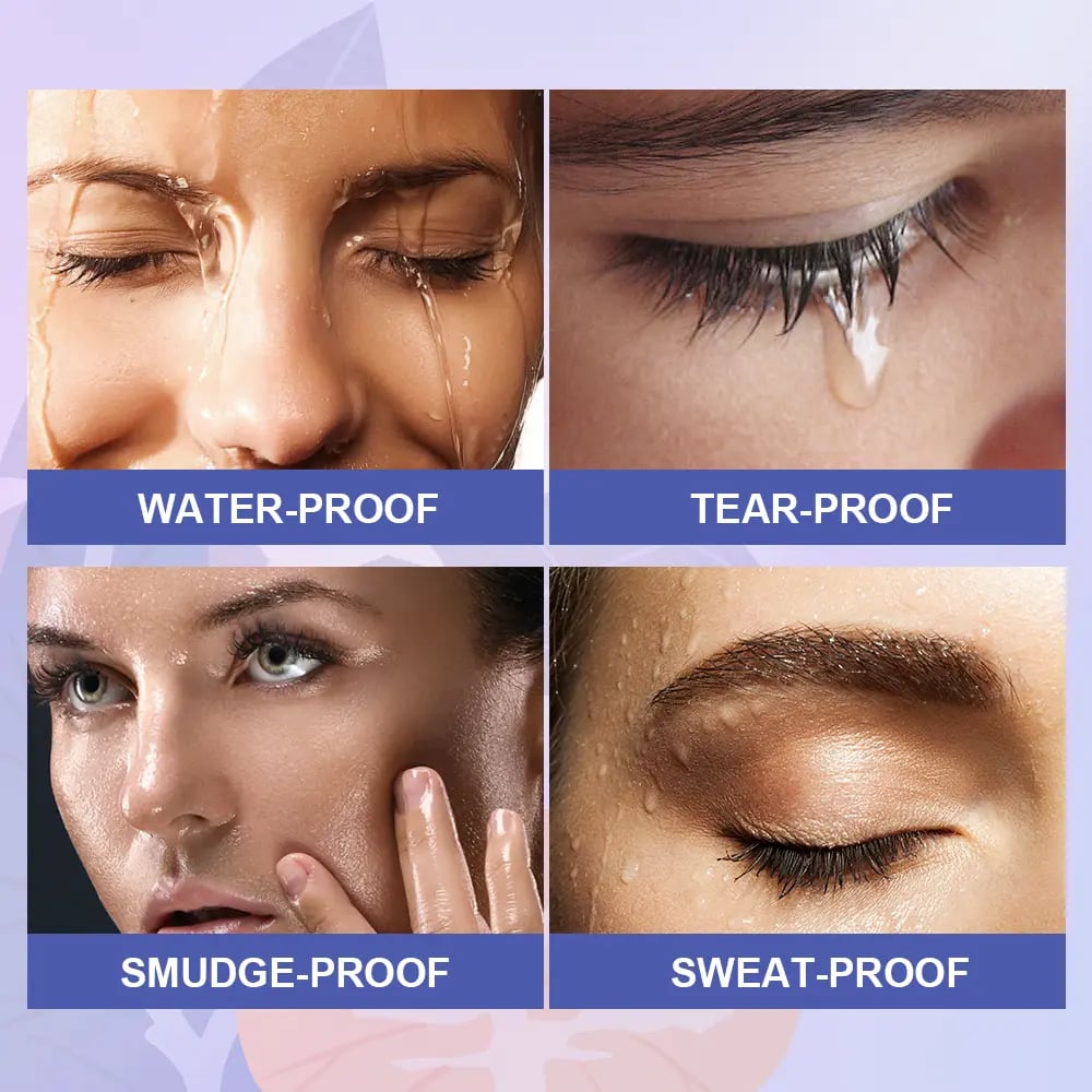 Waterproof Mascara Black Volume Lengthening Smudge-proof Eyelashes Eye Makeup