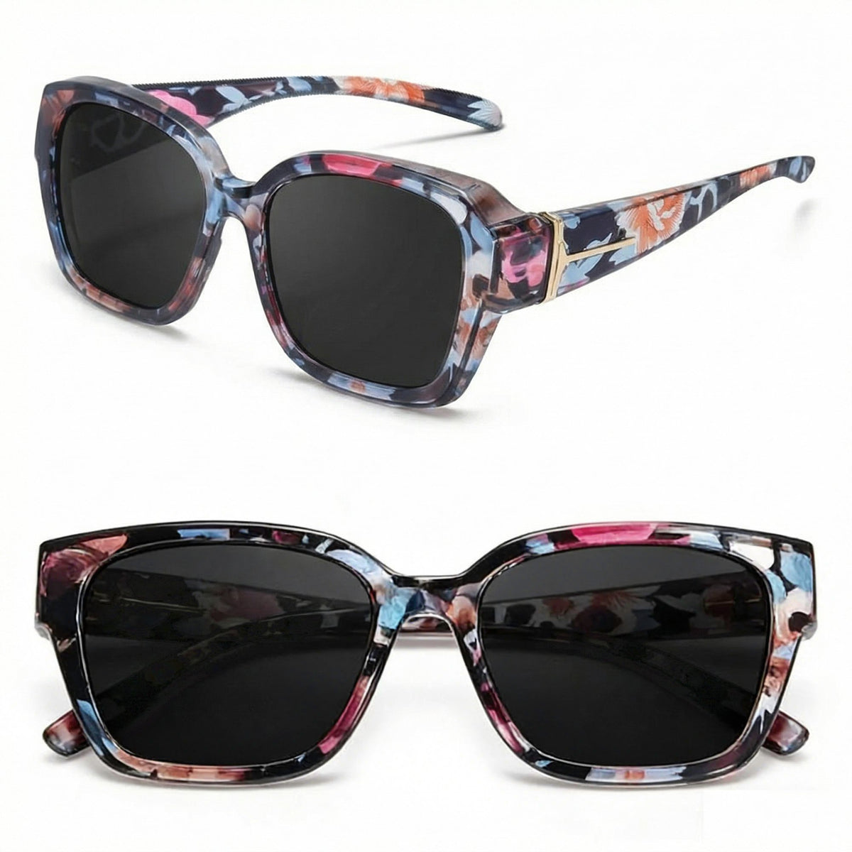 LAST DAY BUY 1 GET 1 FREE😎 Fitover Polarized Sunglasses for Myopia | UV400 & Anti-Blue Light | Ultra-Light Cat-Eye