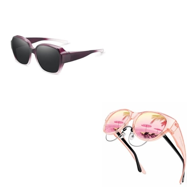 LAST DAY BUY 1 GET 1 FREE😎 Fitover Polarized Sunglasses for Myopia | UV400 & Anti-Blue Light | Ultra-Light Cat-Eye