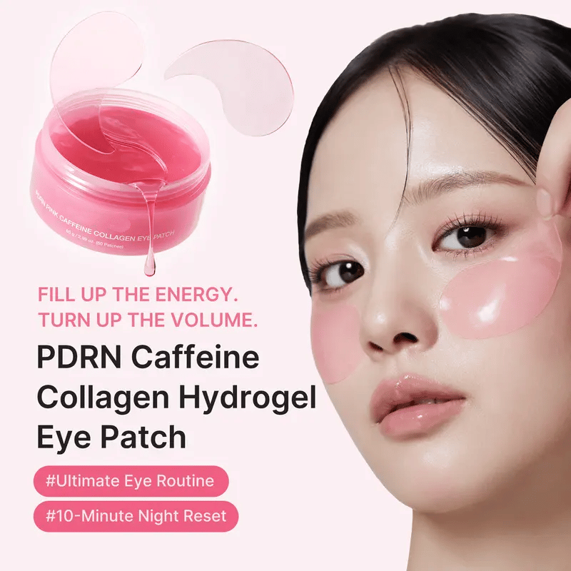 ⏰49% OFF✨PDRN Pink Caffeine Collagen Eye Patch – Firm, Plump & Revive Your Under-Eyes