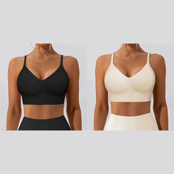 Last Day 49% OFF-🔥Women's Solid Color Wireless Backless Bra