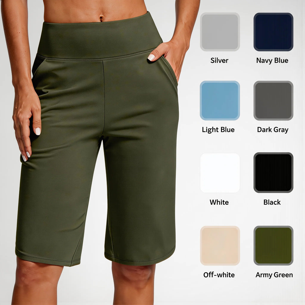 🌓Last Day 49% OFF-🔥Women's High-Waist Yoga Shorts with Pockets