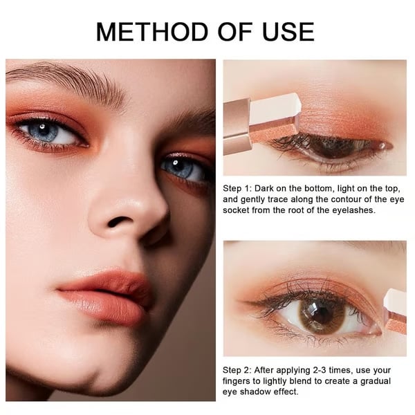🔥Last Day 49% OFF✨Matte Two Color Eyeshadow Stick Set