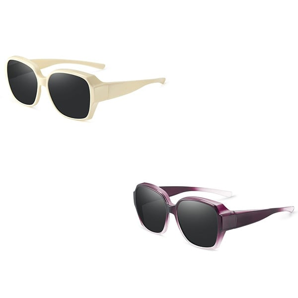LAST DAY BUY 1 GET 1 FREE😎 Fitover Polarized Sunglasses for Myopia | UV400 & Anti-Blue Light | Ultra-Light Cat-Eye