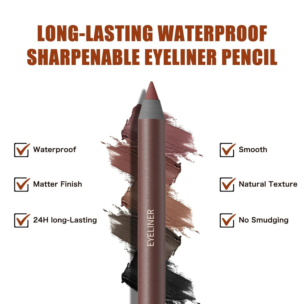 🔥Buy 1 Get 1 Free Only $9.99 Each🌟24 HR Waterproof Eyeliner Sharpenable Eye Pencil