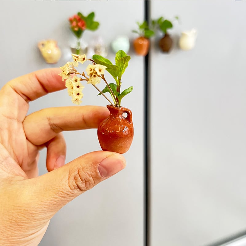 🎁Hot Sale 49% OFF🌸- Mini Vase Fridge Magnet