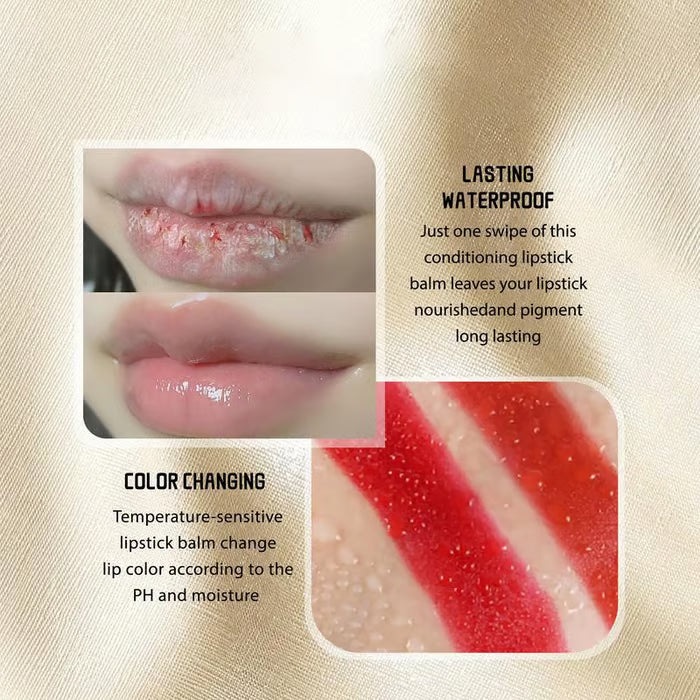 🏆Only $17.99Last Day Promotion!🎁- ✨Transferproof Color-Changing Lipstick💄CrystalClear Color Alchemy 💋 Auto-Tints on Contact!