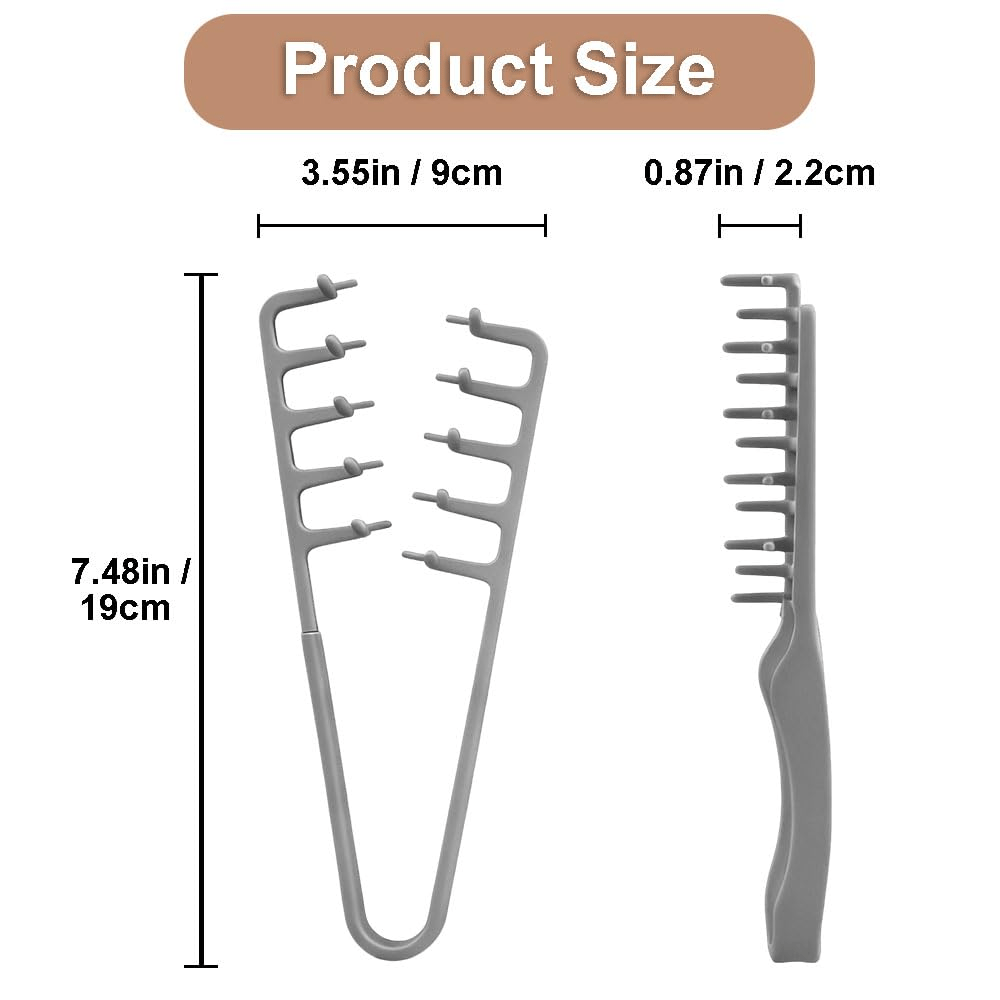 💇2026 Upgrade Volumizing Comb, Wide-Tooth Styling for Men & Women-✨ Buy 1 Get 1 Free