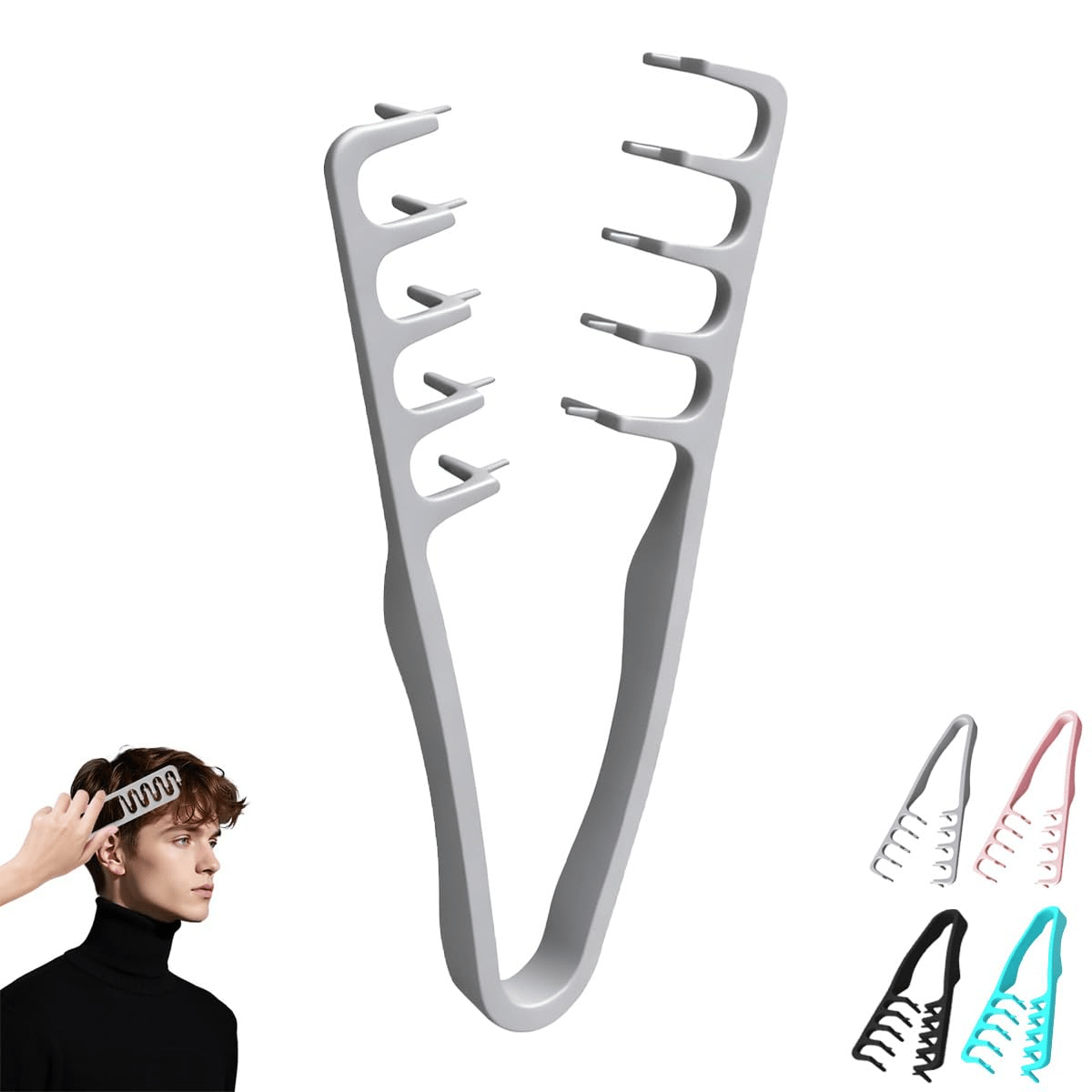 💇2026 Upgrade Volumizing Comb, Wide-Tooth Styling for Men & Women-✨ Buy 1 Get 1 Free