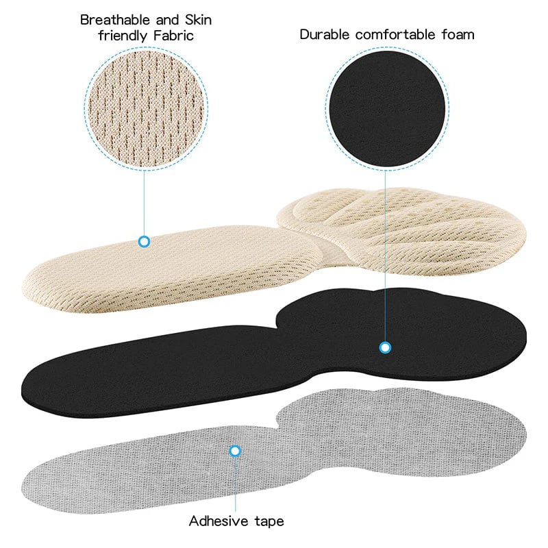 👠 ✨ Cuttable Adhesive Back of Heel Grips Inserts – Comfortable, Discreet & Prevents Blisters 👣